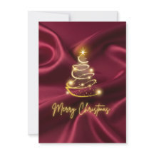 Joyeux Noël Carte de vœux plate