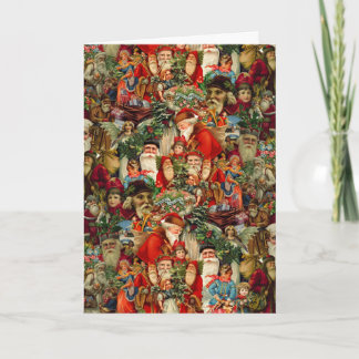 Joyeux Noël ! ! Carte de voeux vintage