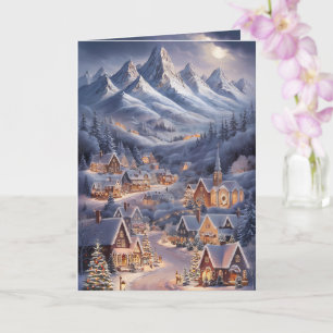Joyeux Noël Carte de vœux Winter Wonderland