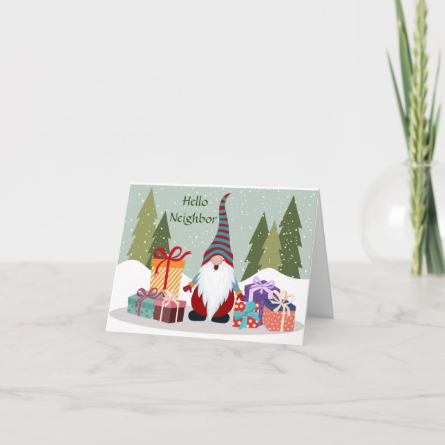 **JOYEUX NOËL** CARTE DE "VOISIN" (Devant)