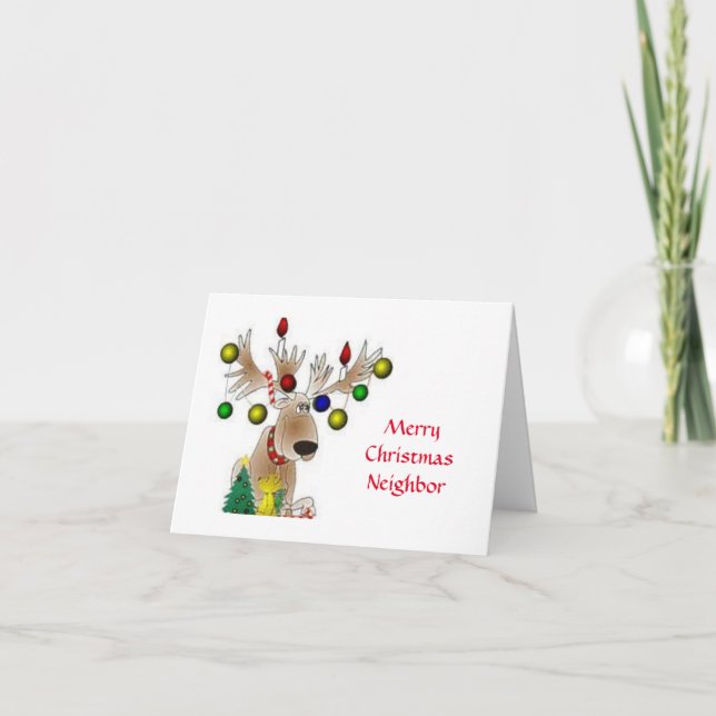 **JOYEUX NOËL** CARTE DE "VOISIN" (Devant)