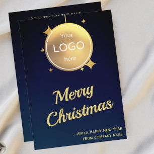 Joyeux Noël Carte Logo Fêtes d'entreprise 2025