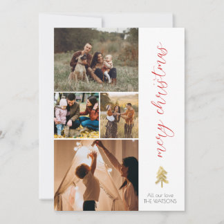 Joyeux Noël Carte photo Année En Revue