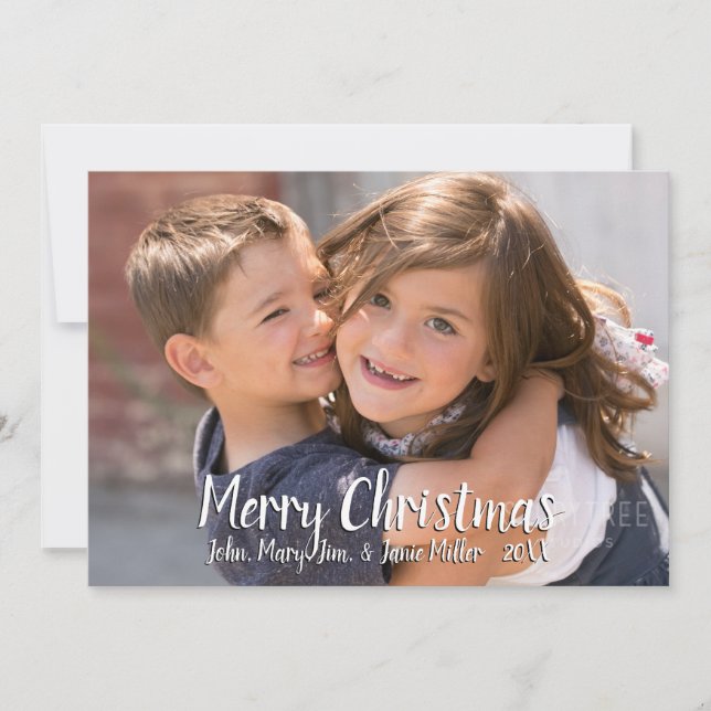 Joyeux Noël Carte photo complet (Devant)