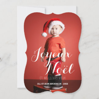 Joyeux Noël | Carte photo de vacances français