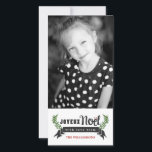 Joyeux Noel Carte photo de vacances vertical<br><div class="desc">Joyeux Noel Vacances Verticales Carte photo par Orabella Prints. Veuillez remplacer l'image du modèle par l'une des vôtres avant d'acheter.</div>