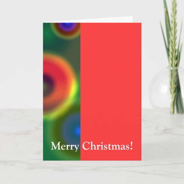 Joyeux Noël! Carte pour les fêtes (Devant)