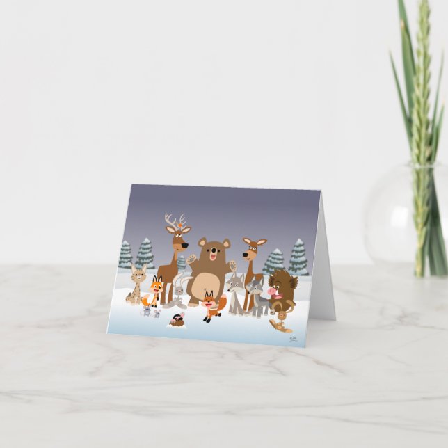 Joyeux Noël ! ! carte pour notes (Devant)