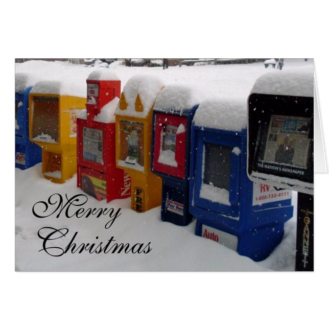 JOYEUX NOËL, carte PROPAGER LA NOUVELLE (Devant horizontal)