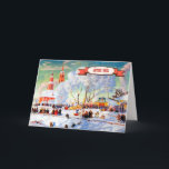 Joyeux Noël. Cartes de Noël en français<br><div class="desc">Joyeux Noël. Cartes de voeux de Noël personnalisables de l'art russe en français. "Shrovetide" (Maslenitsa),  Peinture à l'huile,  vers 1916. Artiste : Boris Kustodiev. Cartes et cadeaux correspondants disponibles dans la catégorie Noël & Nouvel An / Beaux-Arts / Russe de Noël de notre magasin.</div>