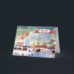 Joyeux Noël. Cartes de Noël en français<br><div class="desc">Joyeux Noël. Cartes de voeux de Noël personnalisables de l'art russe en français. "Shrovetide" (Maslenitsa),  Peinture à l'huile,  vers 1916. Artiste : Boris Kustodiev. Cartes et cadeaux correspondants disponibles dans la catégorie Noël & Nouvel An / Beaux-Arts / Russe de Noël de notre magasin.</div>