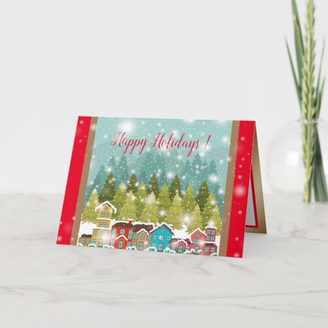 Joyeux Noël Cartes de voeux Carte de jours fériés (Devant)