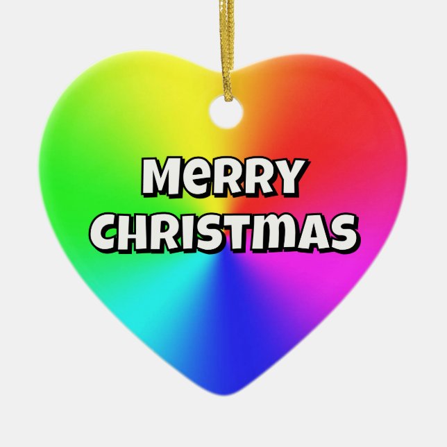 Joyeux Noël (Changez les mots) Ornement (Devant)