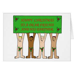 Joyeux Noël Cher ami et son partenaire