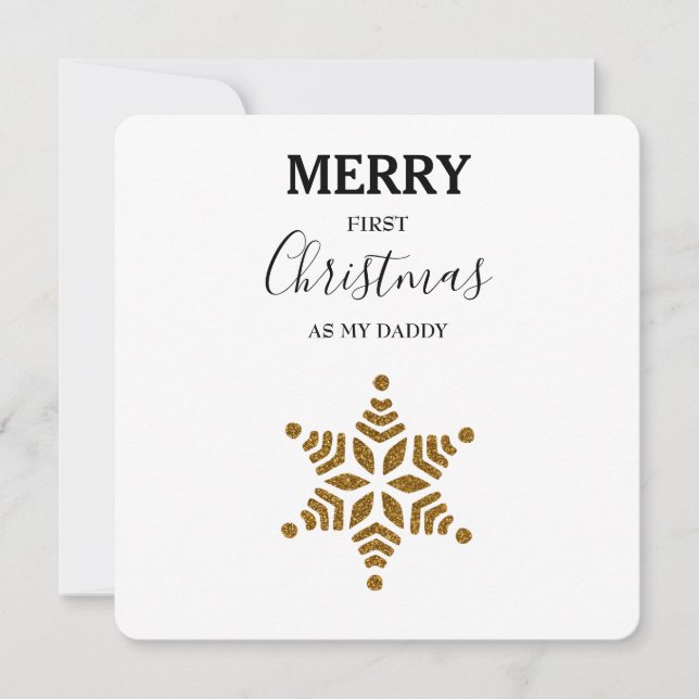 Joyeux Noël Comme Mon Papa - Parties scintillant O (Devant)