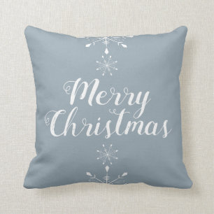 JOYEUX NOËL ! Coussin de flocon de neige