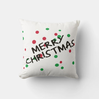 Joyeux Noël Coussin décoratif de Noël
