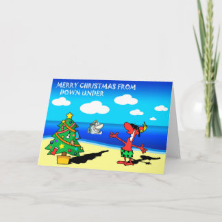 Joyeux Noël d'Australie Carte de voeux