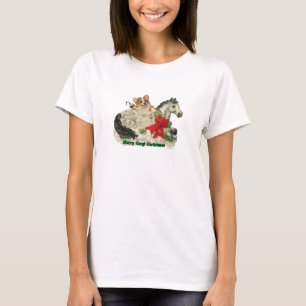 "Joyeux Noël de corgi !" Corgi et T-shirt de pone