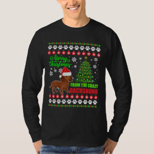 Joyeux Noël De Dachshund Dog Ugly Sweat