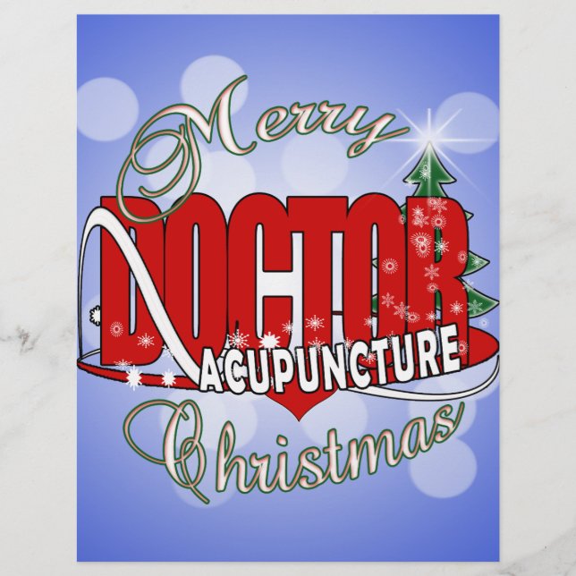 JOYEUX NOËL DE DOCTEUR ACUPUNCTURE (Devant)