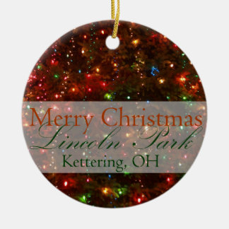 Joyeux Noël de Kettering, ornement de l'Ohio 2015