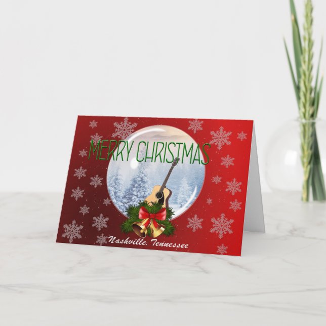 Joyeux Noël de la carte de Nashville - RD (Devant)