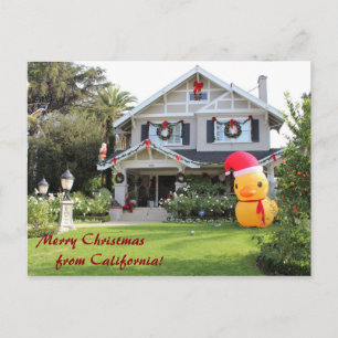 Joyeux Noël de la carte postale californienne!