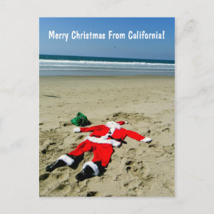 Joyeux Noël de la carte postale californienne!