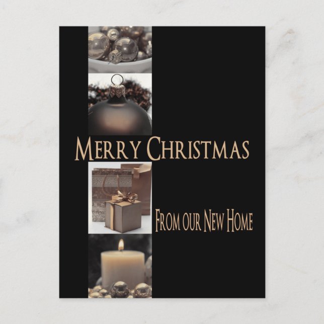 Joyeux Noël de la nouvelle carte d'accueil (Devant)
