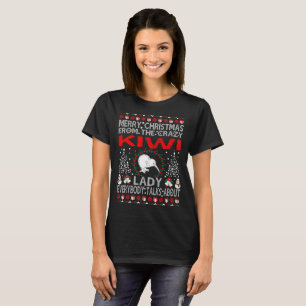 Joyeux Noël de Madame Ugly Sweater Tshirt de kiwi