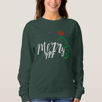 Joyeux Noël de Merde Sweatshirt Festif - AF