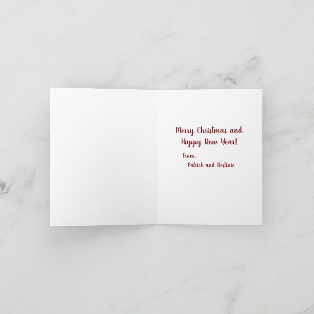 Joyeux Noël de Patrick et Destinie Note voiture (Intérieur)