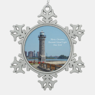 Joyeux Noël de Roosevelt Is. Ornement léger