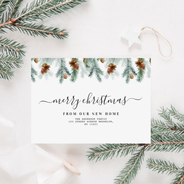 Joyeux Noël de verdure faire-part (Créateur téléchargé)