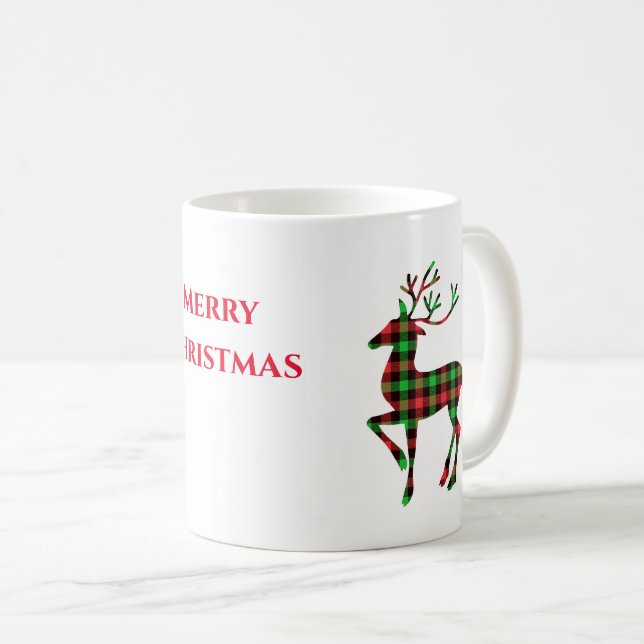 Joyeux Noël Deer Mug (Devant droit)