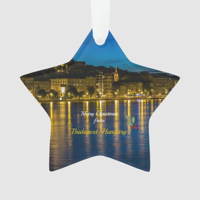 Joyeux Noël depuis Budapest, Hongrie, (devant)