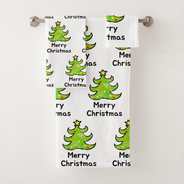 Joyeux Noël Dessin d'Arbre Fantaisiste (En situation)