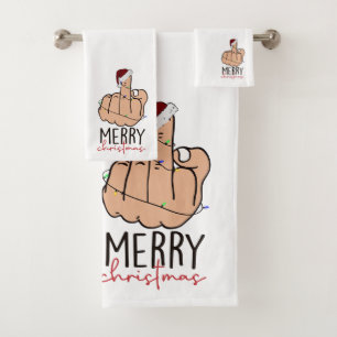 Joyeux Noël donner le doigt