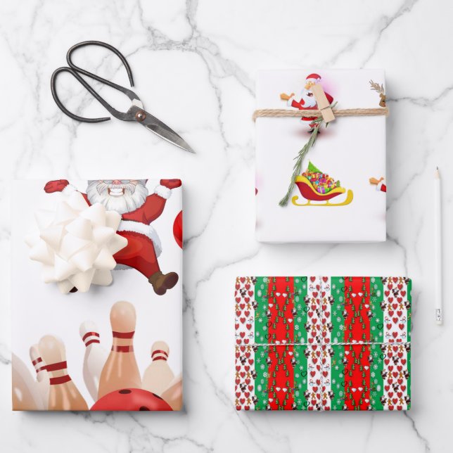 Joyeux Noël Draps Papier D'emballage (Recto)