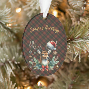 Joyeux Noël du Canada Tartan de Noël