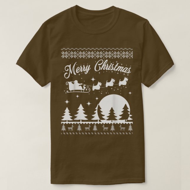 Joyeux Noël écossais Vilain Sweat de Noël (Design devant)
