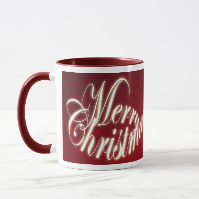 Joyeux Noël en Mug Rouge (Gauche)