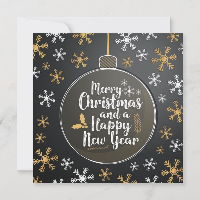 Joyeux Noël et bonne année (Devant)