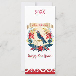 Joyeux Noël et Bonne Année ! 20XX Oiseau bleu