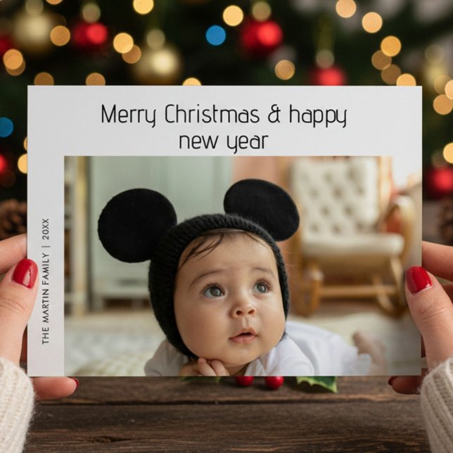 Joyeux Noël et Bonne Année Carte joyeuse (Créateur téléchargé)