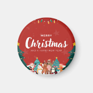🎄 Joyeux Noël et Bonne Année – Magnet