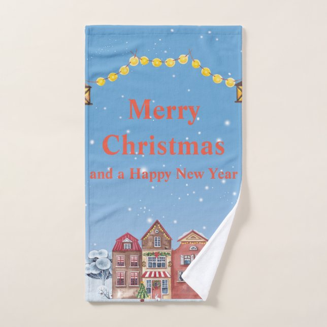 Joyeux Noël et Bonne année Meilleure serviette de  (Serviette à main)