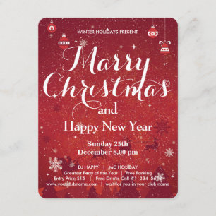 Joyeux Noël Et Bonne Invitation Au Nouvel An