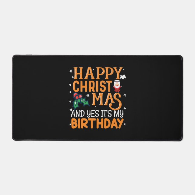 Joyeux Noël et oui c'est mon anniversaire (Recto)